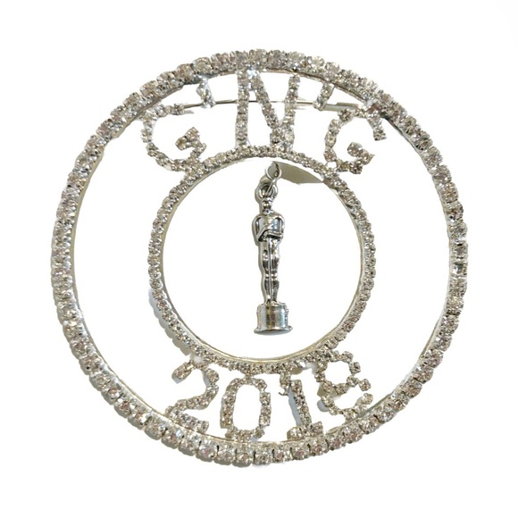 Rhinestone Glitz N Glam GNG Beauty Pageant 2018 Brooch Pin Miss Mrs Kerala India - Picture 10 of 13